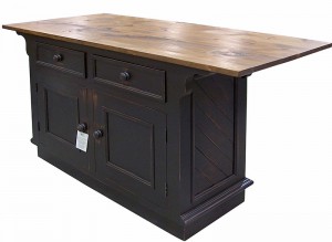 52" Kitchen Island w Overhang, 2 Door, 2 Drawer. avail in Different Layouts