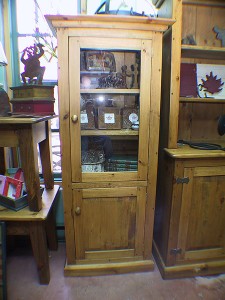 Two Door Book/Dish Cabinet 26"w 16"d 60-72"h